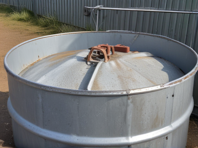 galvanised stock tank