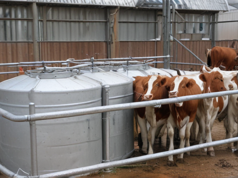 galvanized cattle tank