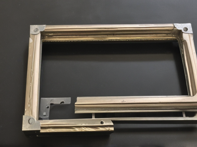 metallic picture frame