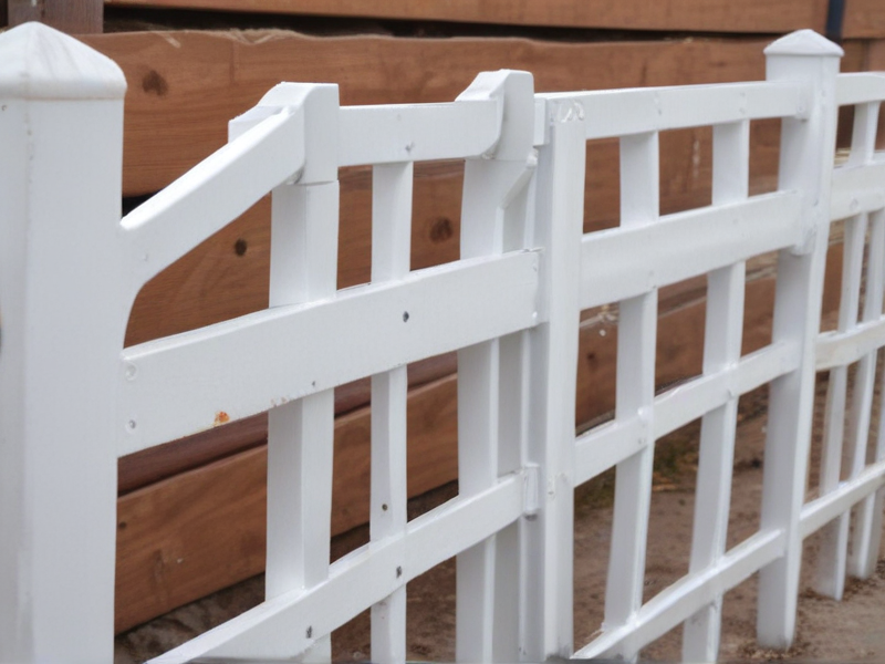 pvc fence brackets