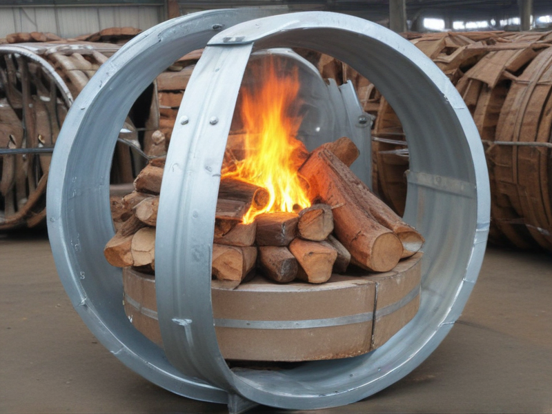 galvanized fire ring