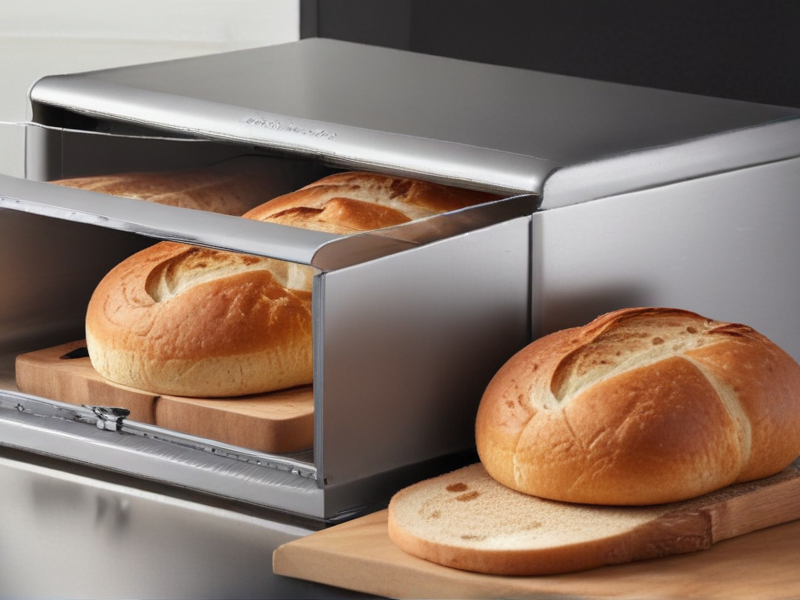 bread boxes stainless steel