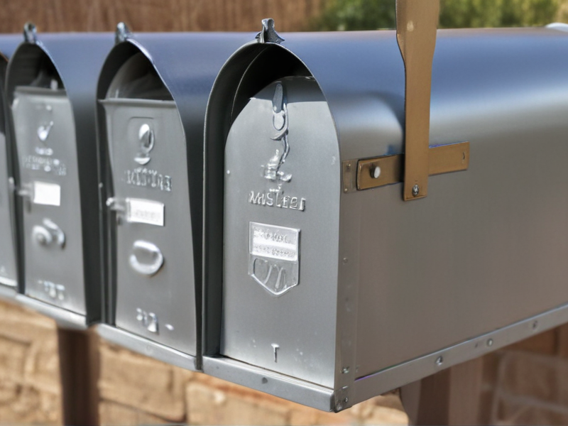 steel mailbox