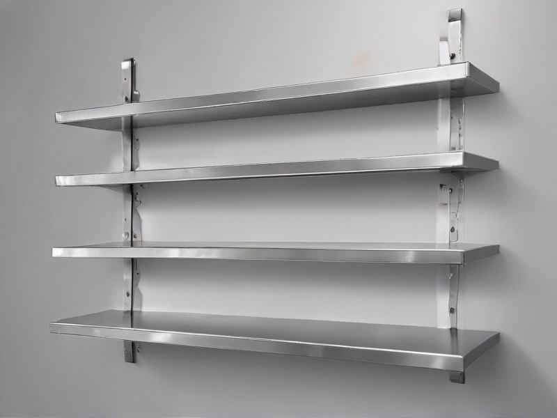 stainless floating shelves