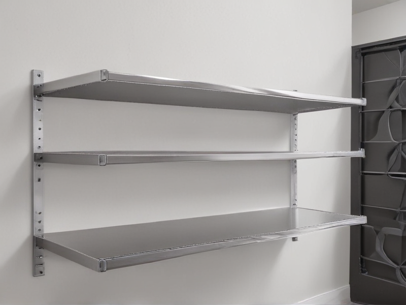 stainless floating shelves